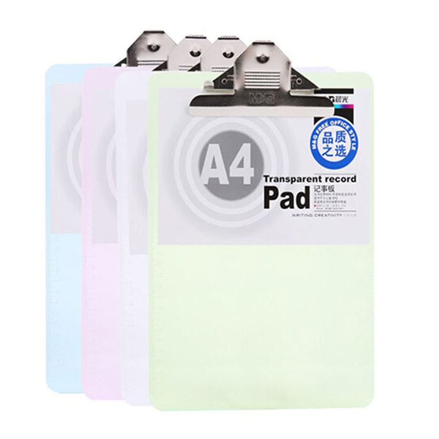 M&G Clip Pad, A4, Transparent, ADM94563