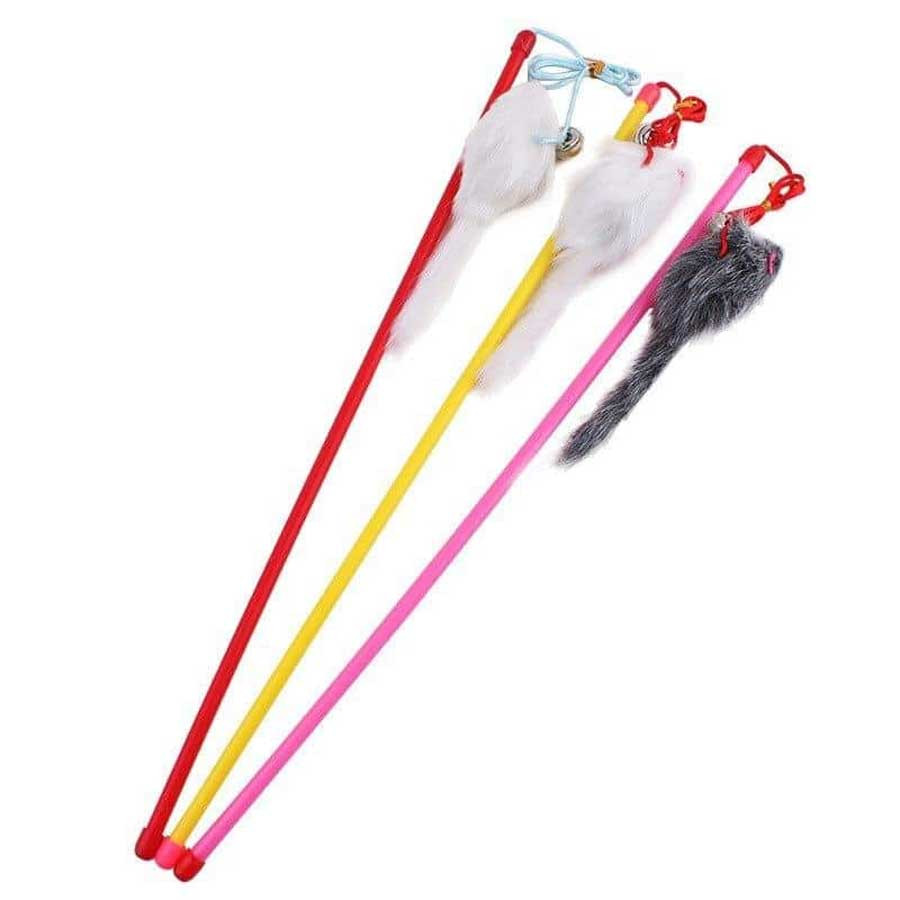 Pet Stick Mouse Toy