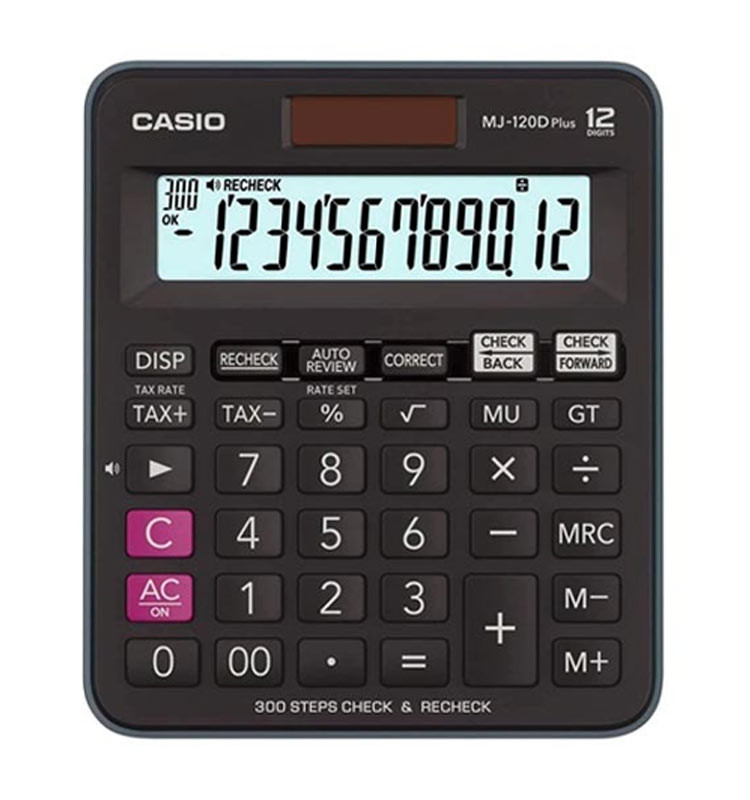 Casio Calculator, Mj-120D Plus